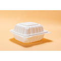 6" Disposable Microwave Safe White food container